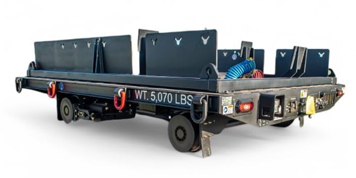 Click to show details - DymaxRail heavy-duty track maintenance rail cart DymaxRail Heavy Duty Track Maintenance Rail Cart