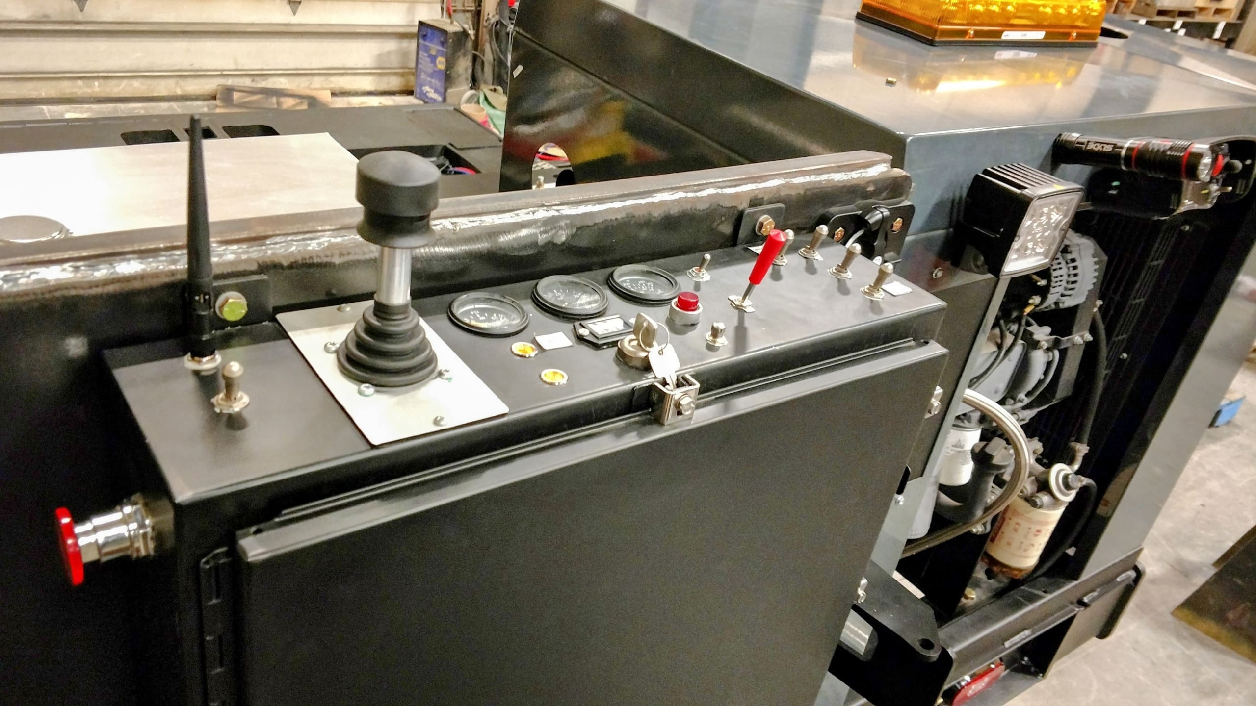Crane Shuttle Car Controls
