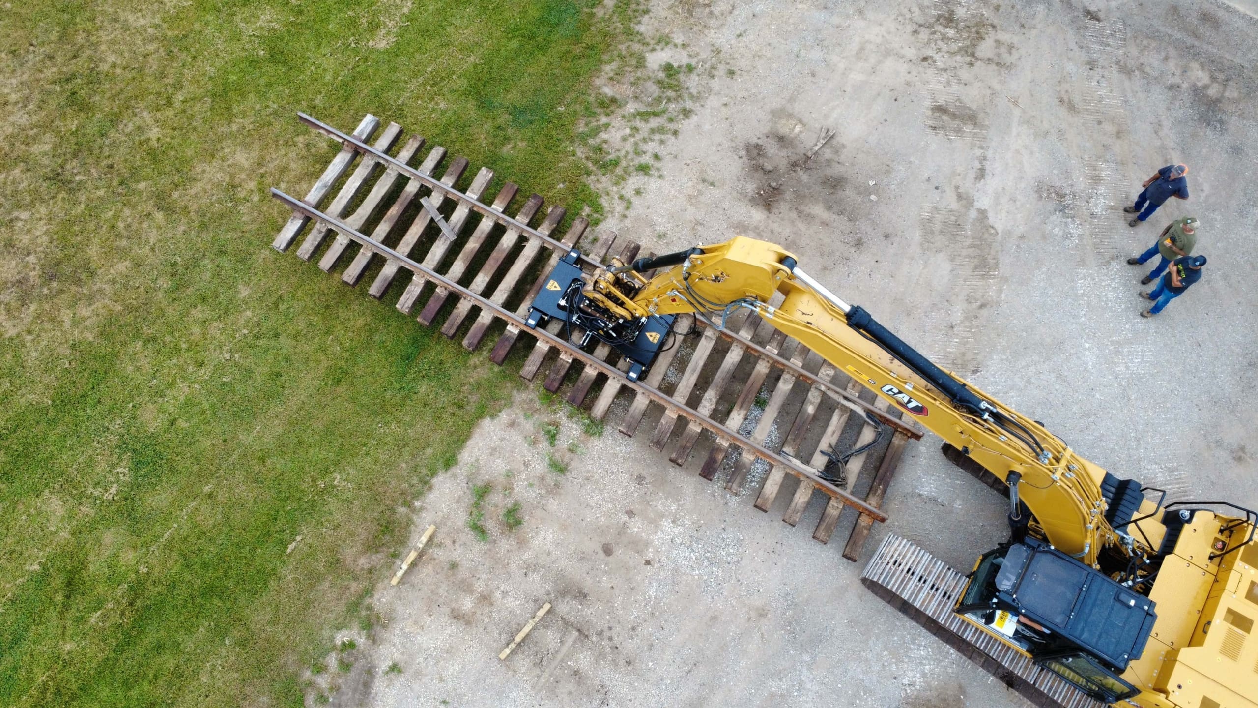 DymaxRail Track Panel Lift Overhead View